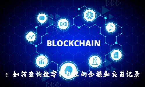 : 如何查询数字钱包里的余额和交易记录