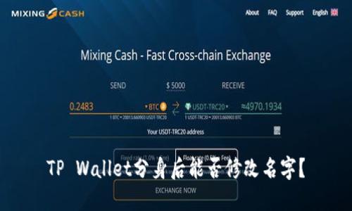 TP Wallet分身后能否修改名字？